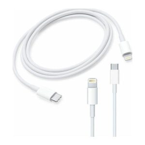 Apple USB-C to Lightning Cable 20W Λευκό 1m (MK0X2ZM/A MK0X2AM)