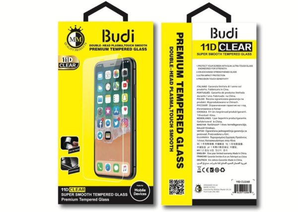 Budi 11D Full Cover Clear Tempered Glass Screen protector_0