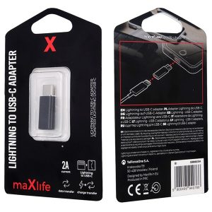 Maxlife Μετατροπέας Lightning female σε USB-C male