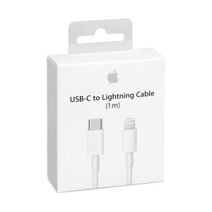 Apple USB-C to Lightning Cable 20W Λευκό 1m (MK0X2ZM/A MK0X2AM)